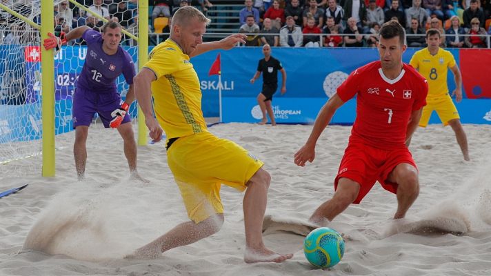 - Fútbol Playa Bronce: Suiza - Ucrania