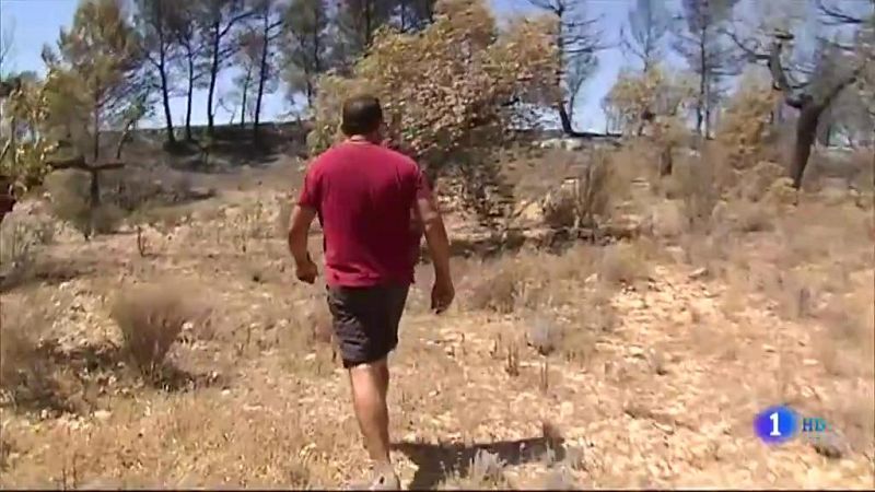 Hoy algunos vecinos ven por primera vez los daños del incendio