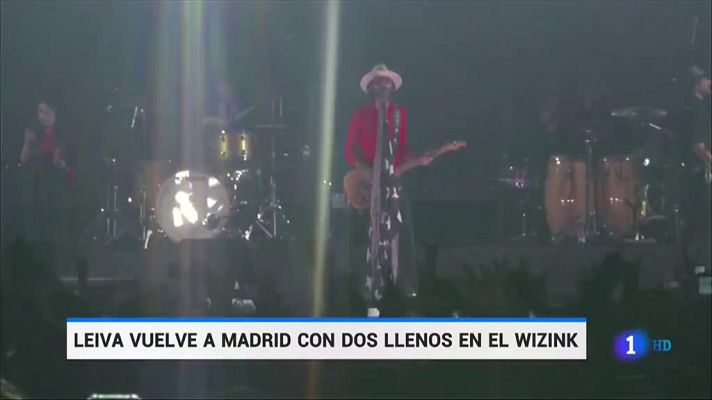 Telediario 1 - Leiva hace una doble parada en Madrid con su gira Nuclear