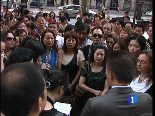  - Protesta de los trabajadores chinos