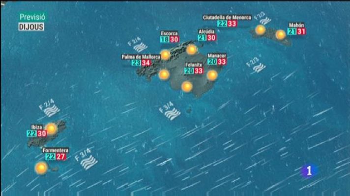Informatiu Balear - El temps a les Illes Balears - 03/07/19