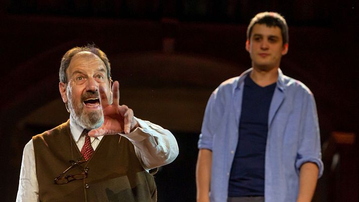 Telediario 1 - 'Viejo amigo Cicerón': consejos para solucionar el presente, en el Festival de Mérida