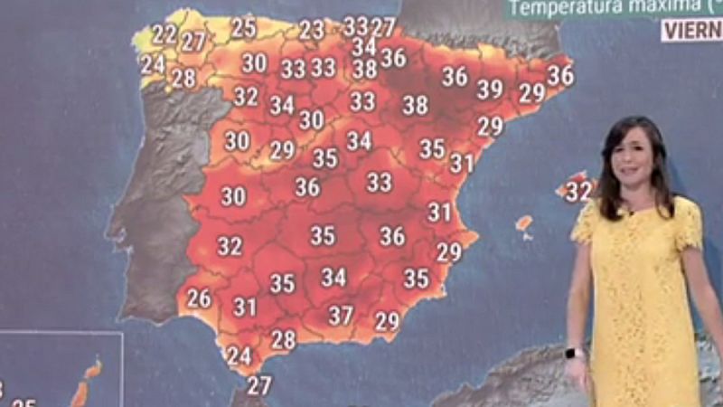 El riesgo por calor y tormentas afectará este jueves a 14 provincias - El tiempo | Ver