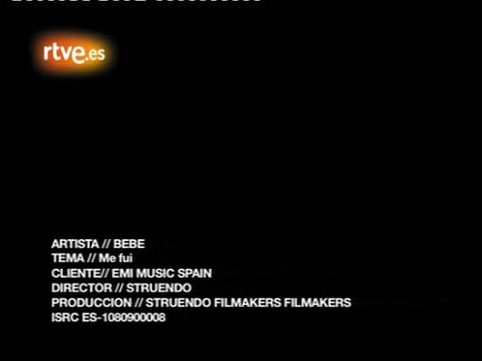 - "Me fui", el nuevo videoclip de Bebe