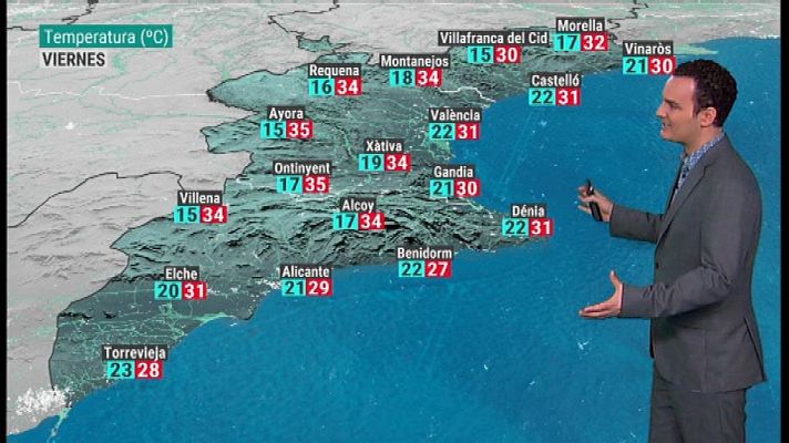 L'informatiu - Comunitat Valenciana - El tiempo en la Comunidad Valenciana - 04/07/19