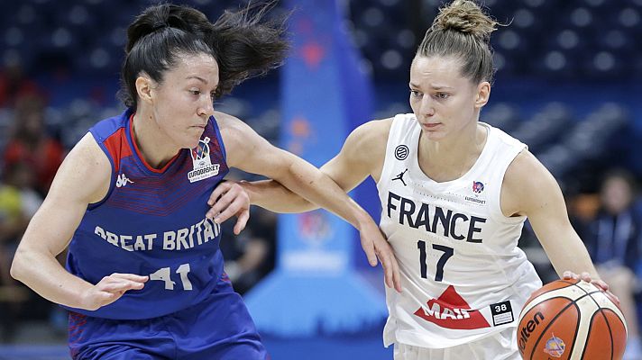Baloncesto en RTVE - Cto. Europa femenino, 1ª Semifinal: Francia - Gran Bretaña