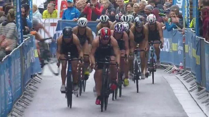 Triatlón - ITU World Series. Carrera Elite femenina Sprint. Hamburgo