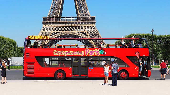 Telediario 1 - París quiere librarse de los autobuses turísticos