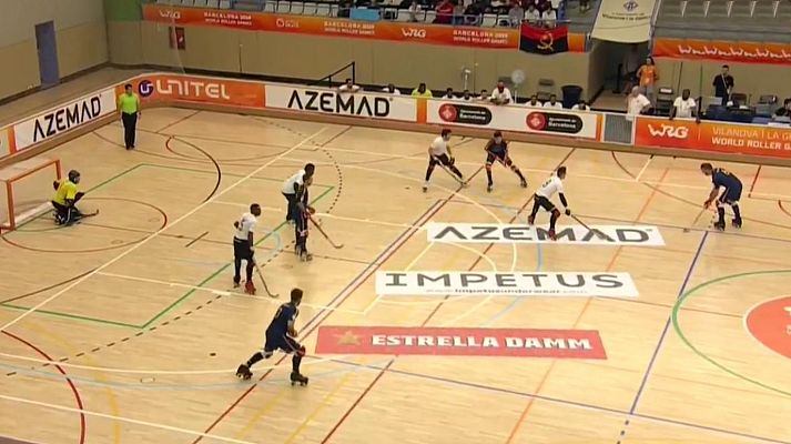 Hockey sobre patines - World Roller Games masculino: Angola - España