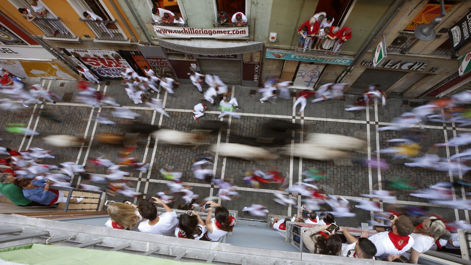 "Ha sido el encierro en el que mejores carreras se han visto"