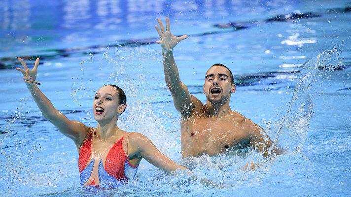 - Mundial Natación | Pau Ribes y Emma García, a la final de dúo técnico mixto