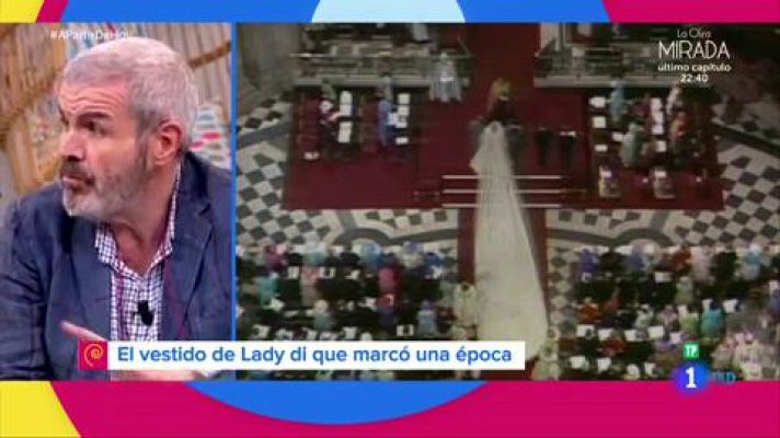 A partir de hoy - Lorenzo Caprile opina sobre el traje de novia de Diana de Gales