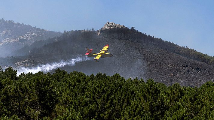 Informativo 24h - Los incendios en Almería y Ávila siguen activos aunque la climatología favorece su extinción