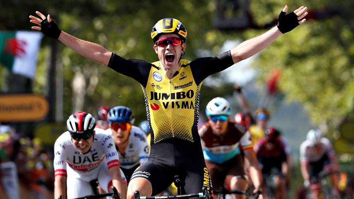 Tour de Francia - Tour 2019: Van Aert se estrena en el Tour y Alaphilippe mantiene el amarillo