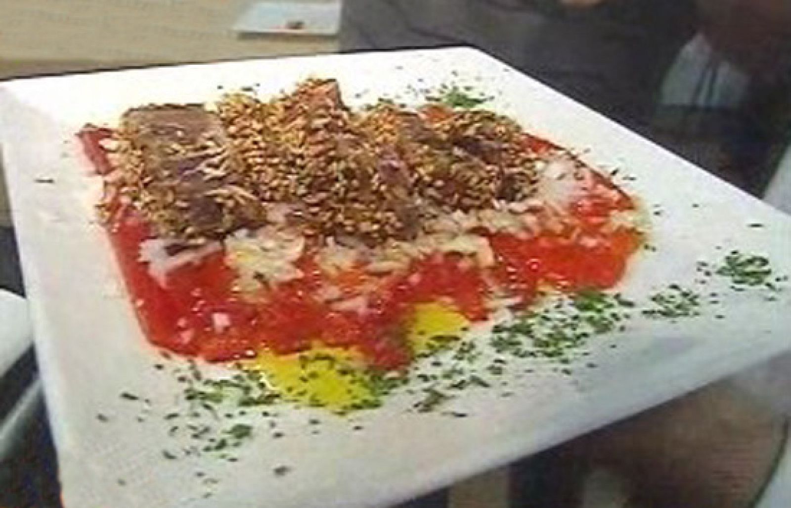 España Directo - Pimientos asados con tacos de atún - RTVE Cocina | Ver