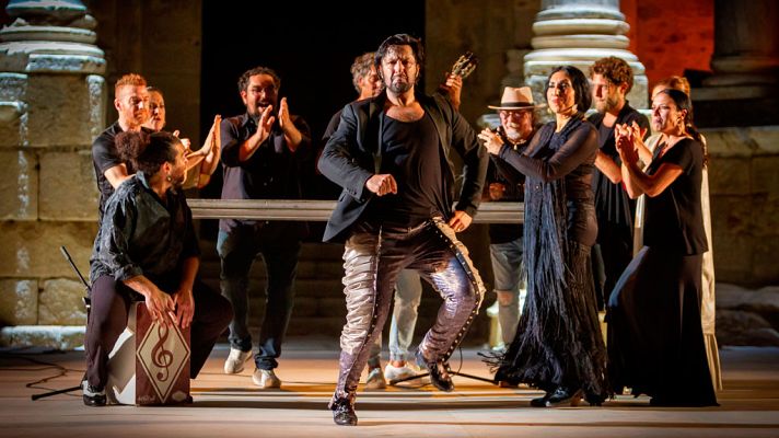 Telediario 1 - Llega 'Dionisio' a Mérida, con el que Amargo fusiona flamenco, ballet y danza