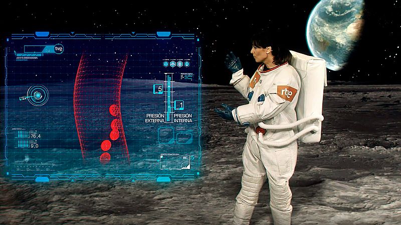 El Tiempo de TVE, en la Luna