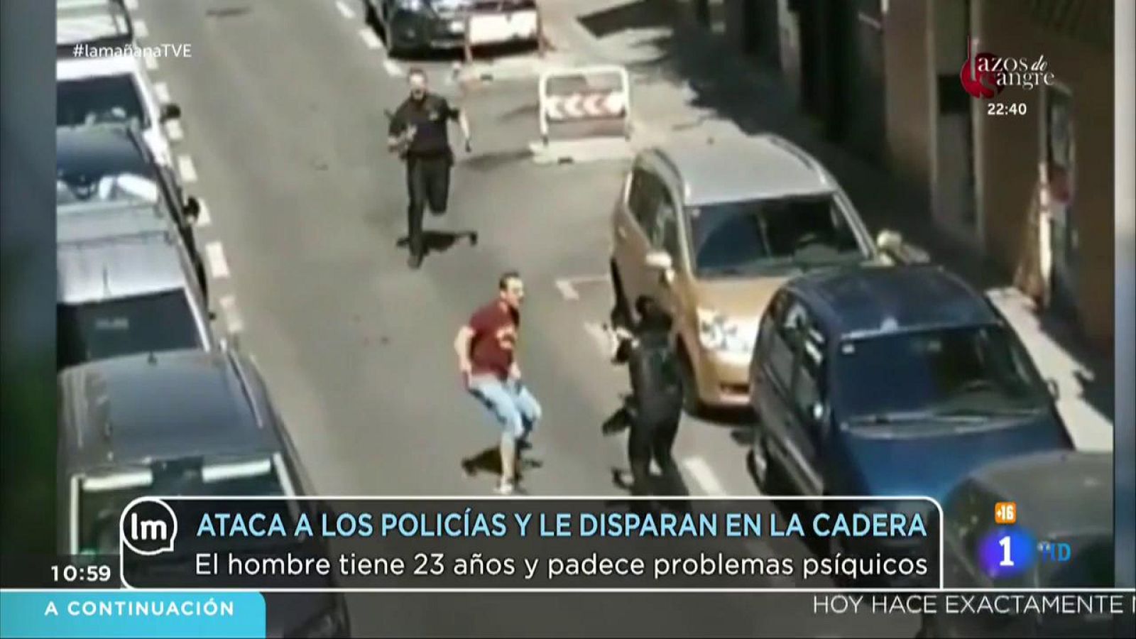 La mañana - Un hombre intenta agredir a una policía en su primer día de servicio