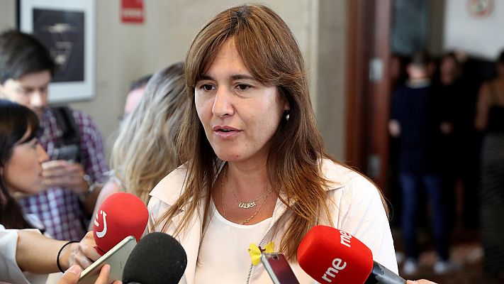 Telediario 1 - La investidura de Sánchez sigue complicándose con la negativa de JxCat de apoyarla y el bloqueo con Podemos