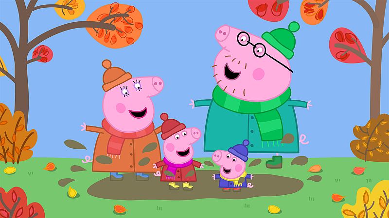 Lots of muddy puddles - Peppa Pig en inglés | Watch