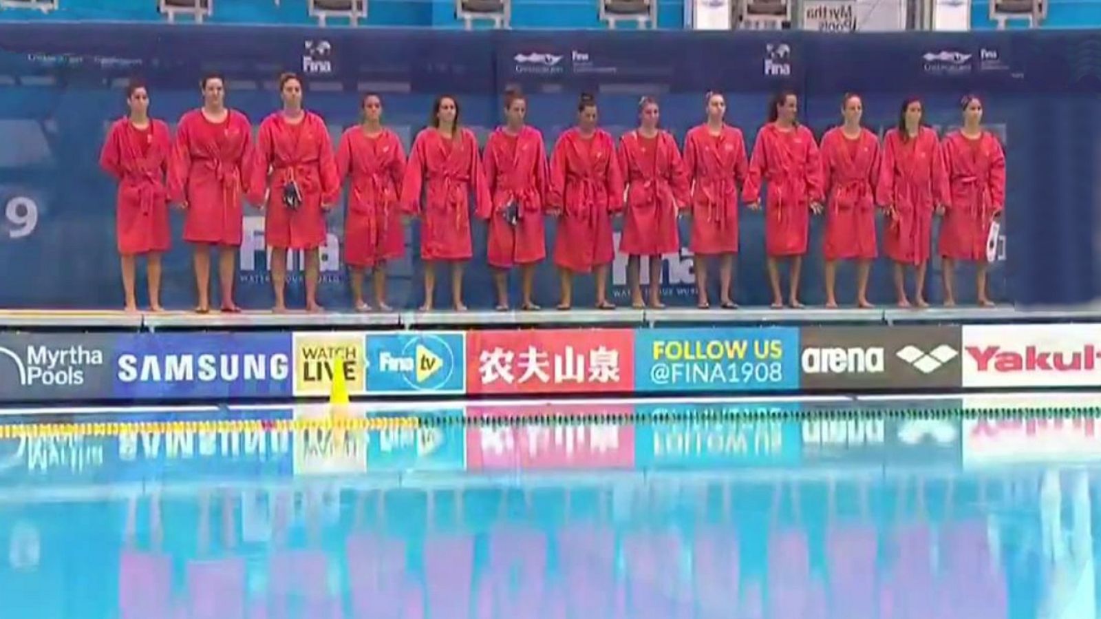 Mundial de Natación de Gwangju - Waterpolo Femenino:España - Cuba - ver ahora