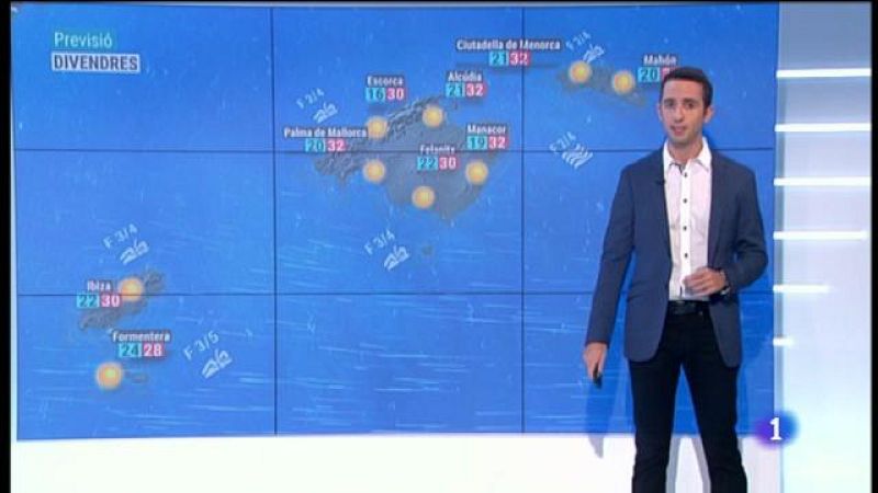 El temps a les Illes Balears - 18/07/19