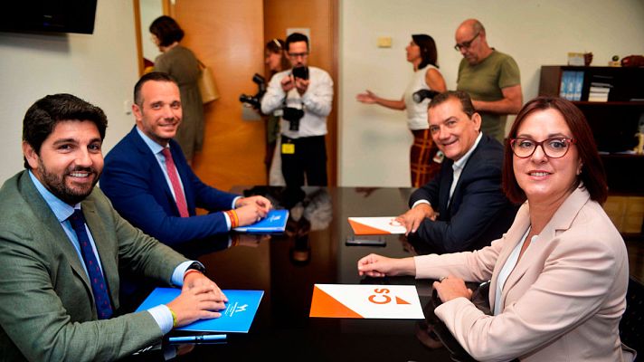 Telediario 1 - PP y Cs aceptan las condiciones de Vox y desbloquean la investidura en Murcia