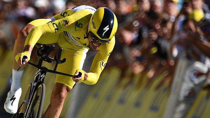 Tour de Francia - Tour 2019: Alaphilippe vuela en la crono de Pau y mantiene el amarillo contra pronóstico