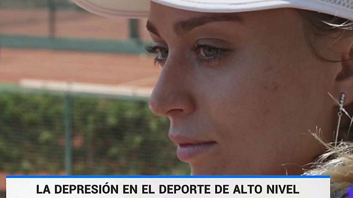 Telediario 1 - Paula Badosa cuenta cómo la depresión le hizo llegar a odiar el tenis