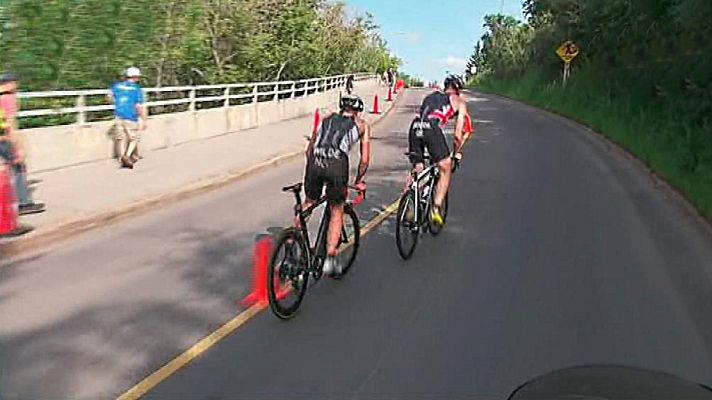 Triatlón - ITU World Series Relevos equipos mixtos. Prueba Edmonton