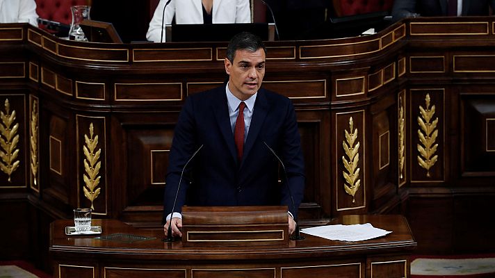 Especiales informativos - Sánchez se compromete a situar a España como "referente mundial" del feminismo