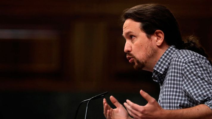 Especiales informativos - Pablo Iglesias: "Si el PSOE está negociando un acuerdo de gobierno con nosotros es porque no le queda más remedio"