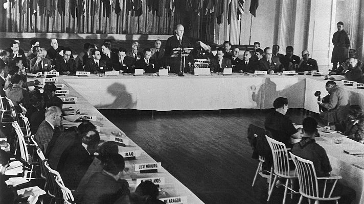 Telediario 1 - El Banco Mundial y el FMI cumplen 75 años