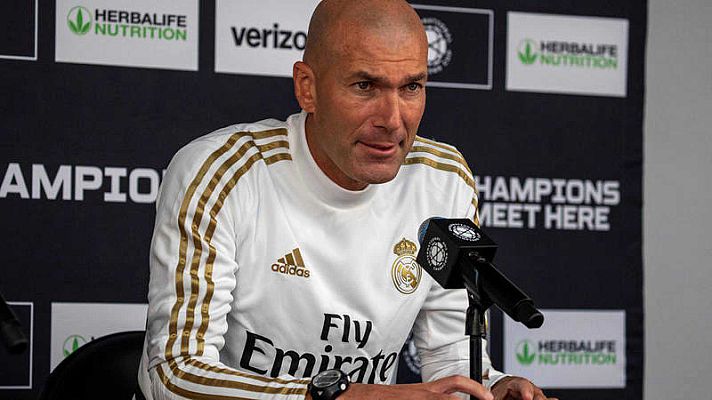 Telediario 1 - Zidane: "Bale no se cambió porque no quería"