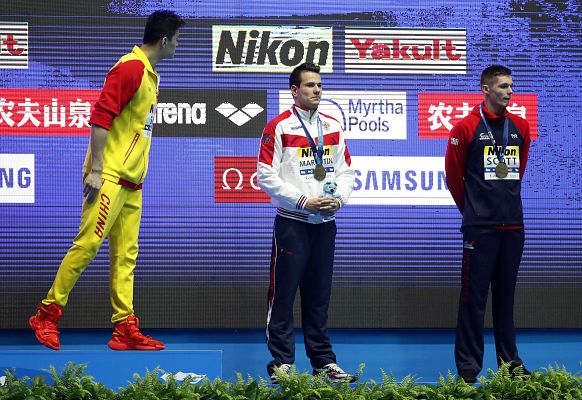  - Sun vuelve a mostrar su comportamiento antideportivo en el podio