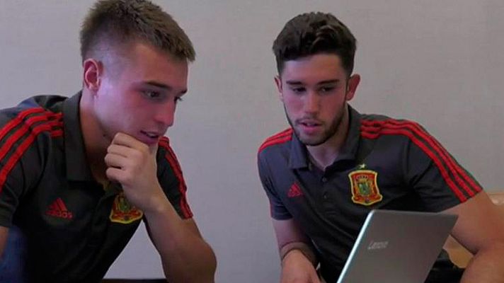 Telediario 1 - España estudia cómo derribar a Francia en las semifinales del Europeo sub'19