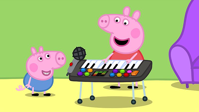 Funny music - Peppa Pig en inglés | Watch
