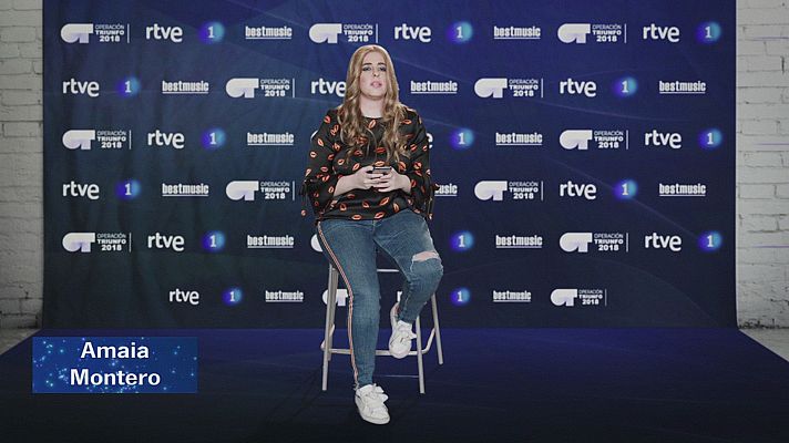 Hoy no, mañana - Eurovisión: Amaia Montero