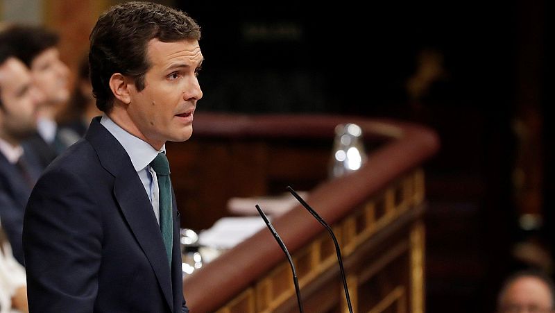Casado, a Sánchez: "Su investidura es la historia de un gran fracaso"