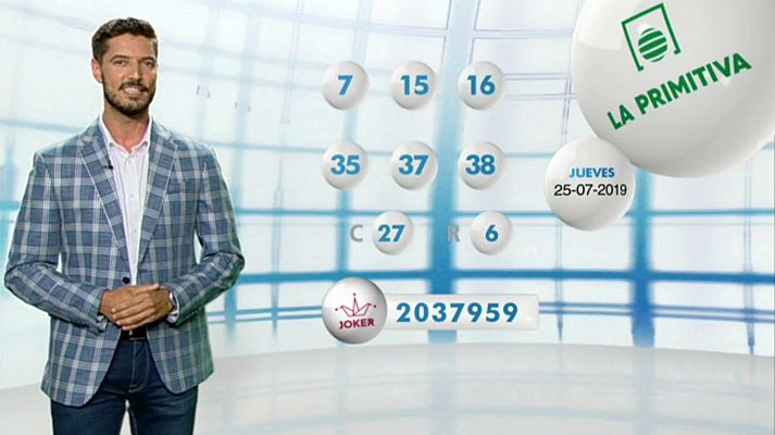 Loterías - Lotería Nacional + La Primitiva + Bonoloto - 25/07/19