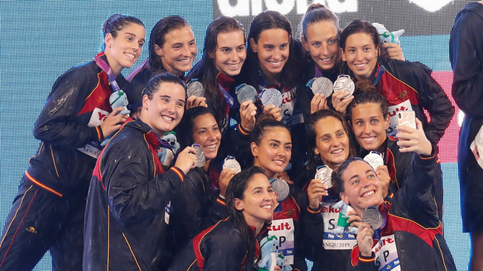 Mundial de natación 2019 | Waterpolo: Entrega de medallas en categoría femenina -RTVE.es | Ver