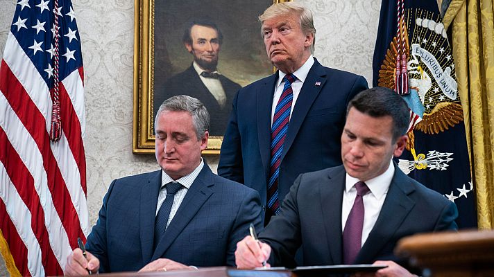 Telediario 1 - Estados Unidos y Guatemala firman un acuerdo de política migratoria