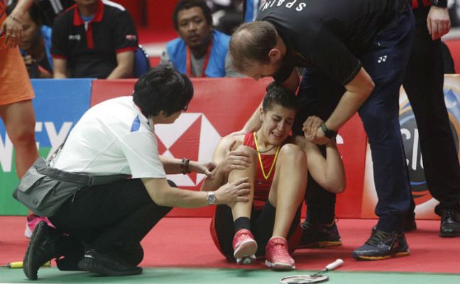 Telediario 1 - Carolina Marín, a Asensio: "Tarde o temprano estarás de vuelta"