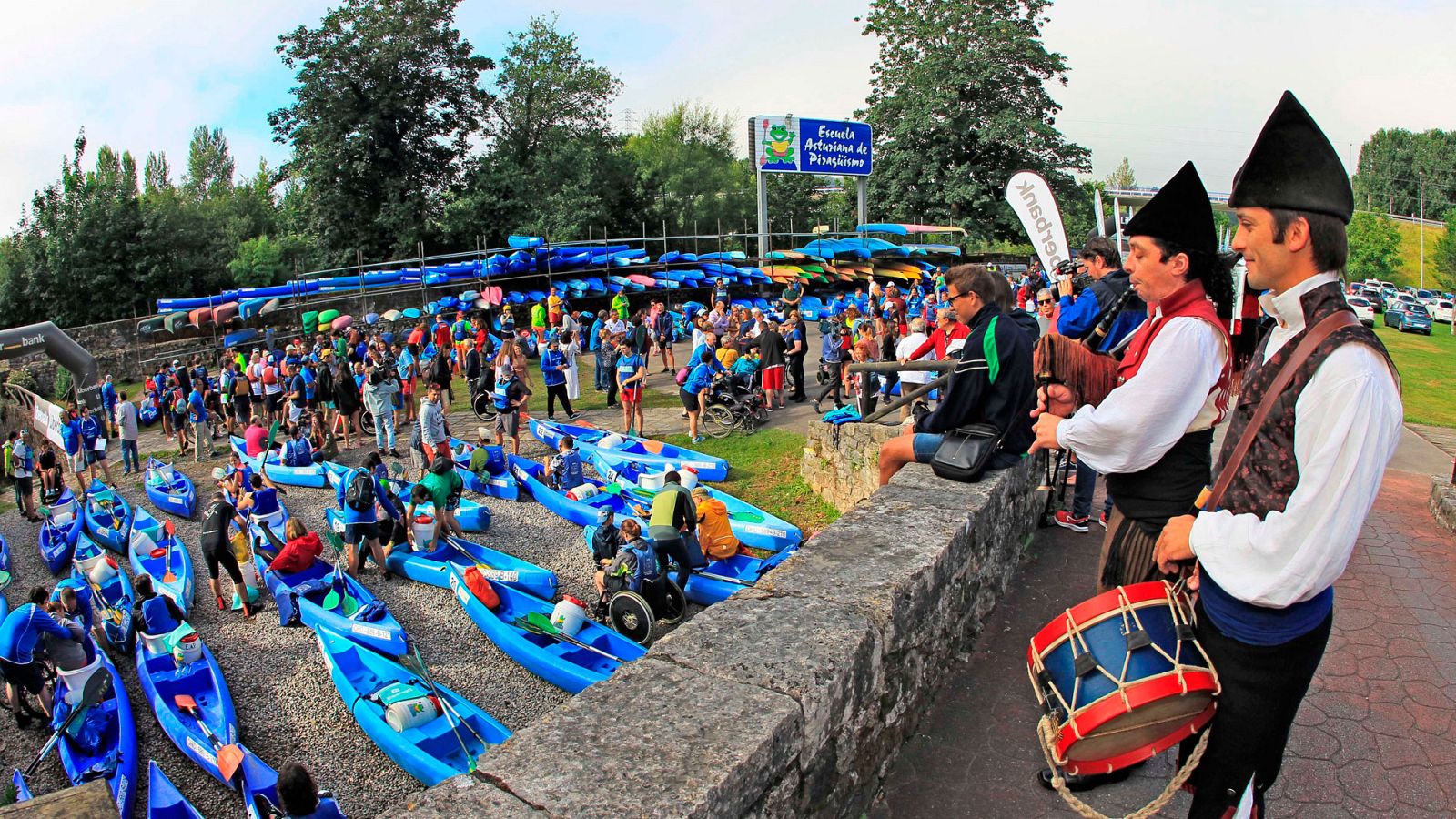 El descenso del sella en canoa adaptado