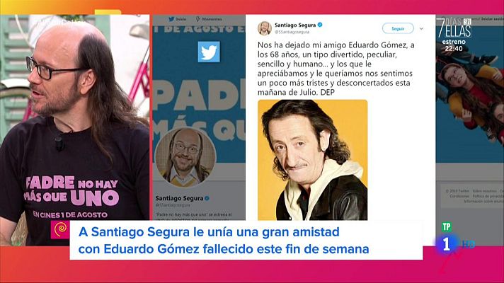 A partir de hoy - Santiago Segura recuerda al actor Eduardo Gómez