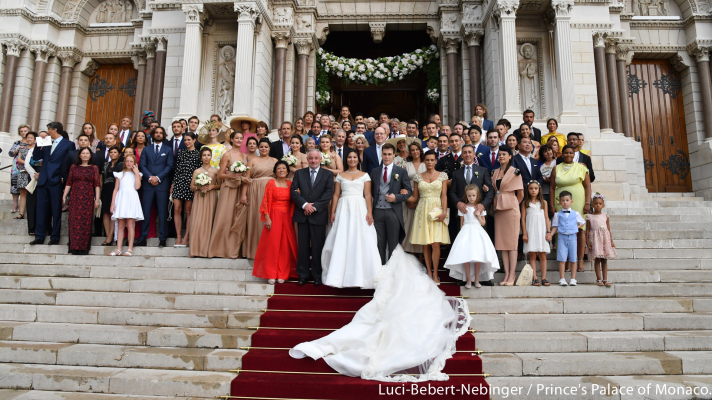 D Corazón - ¿Dónde estaba Charlene de Mónaco en la boda de L. Ducruet?
