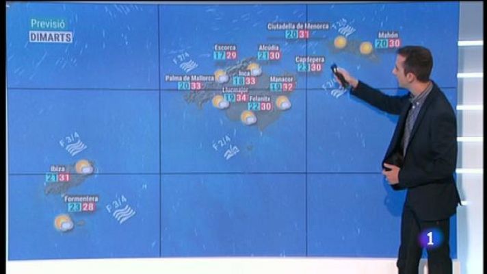 Informatiu Balear - El temps a les Illes Balears - 29/07/19