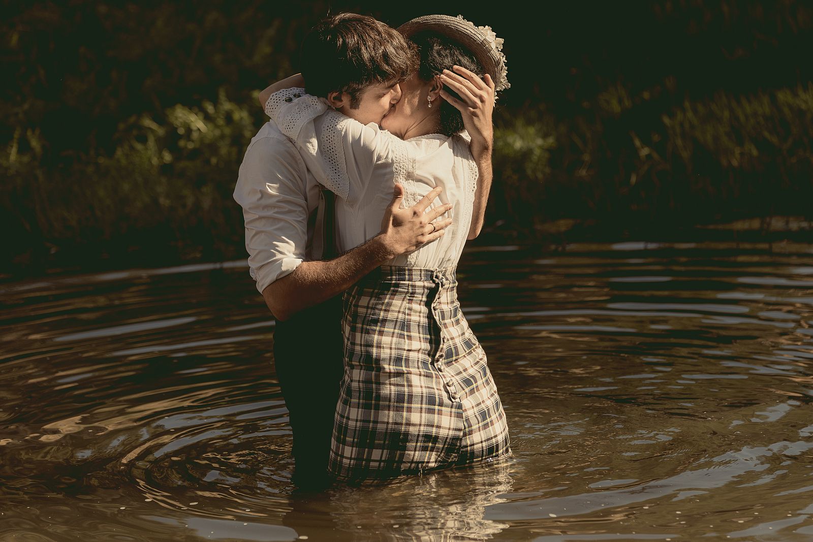 Liberto y Rosina se reconcilian