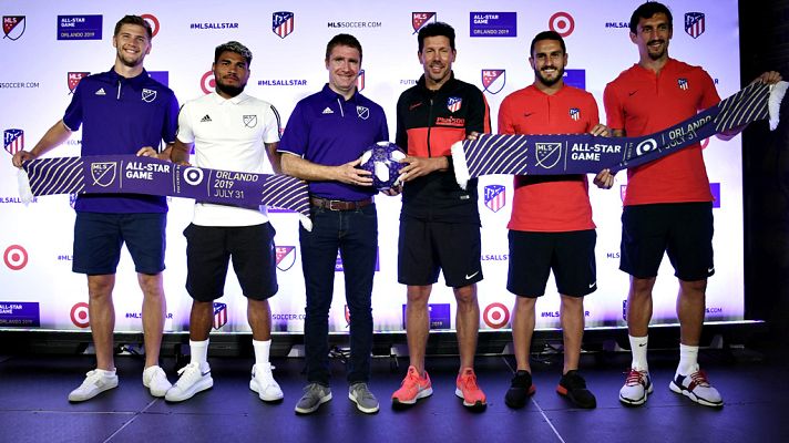 Telediario 1 - El Atlético levanta expectación en EE.UU.