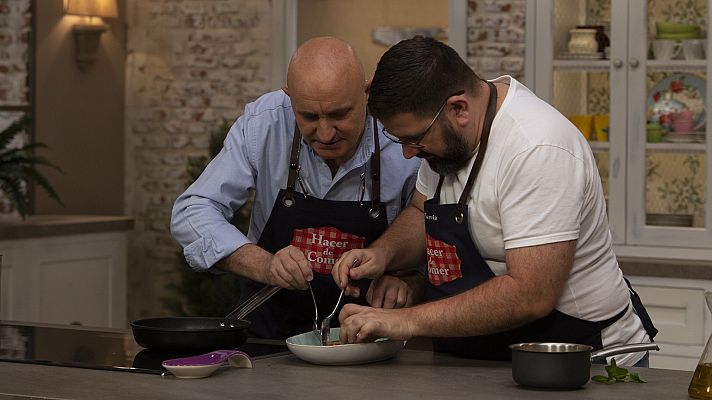 Hacer de comer - Gazpacho y manitas de cerdo